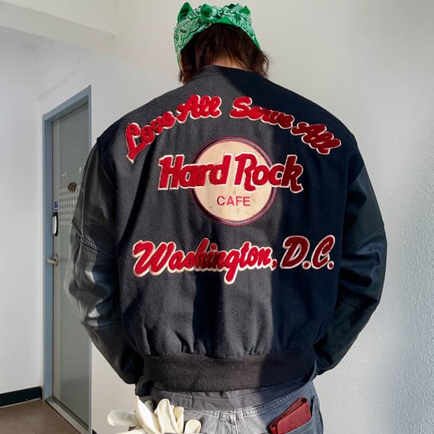 하드락카페 워싱턴DC 바시티자켓