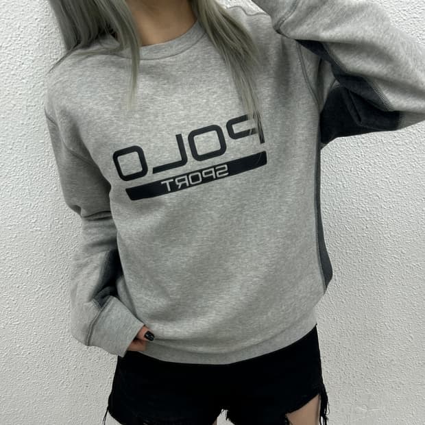 폴로 랄프로렌 스포츠 그레이 맨투맨 XL