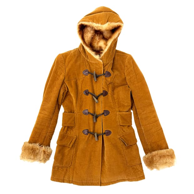 Dolce&Gabbana Corduroy Duffle Coat/ 40