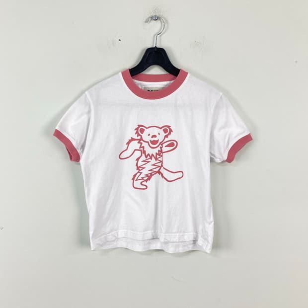 디스이즈네버댓 그레이트풀데드 크롭 반팔티 S