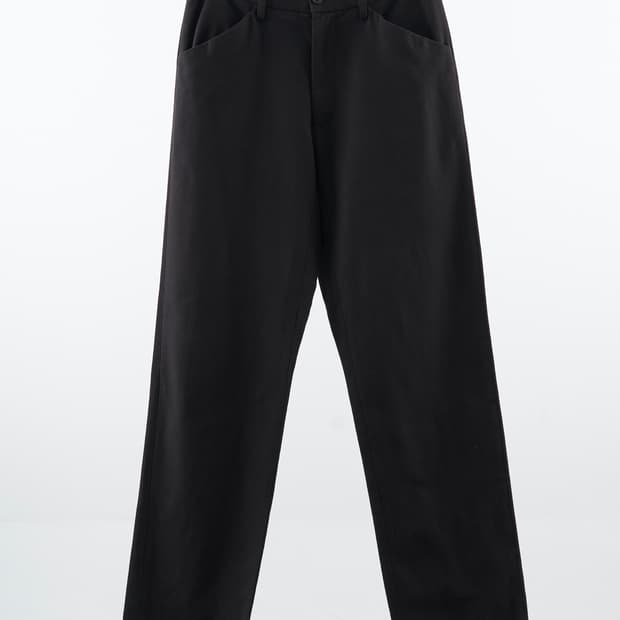 Yohji Yamamoto Durban A.A.R 블랙 슬랙스