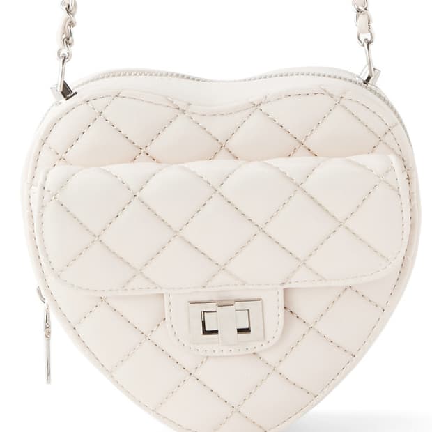 GRL 퀼팅 체인 하트형 백 [tr542]