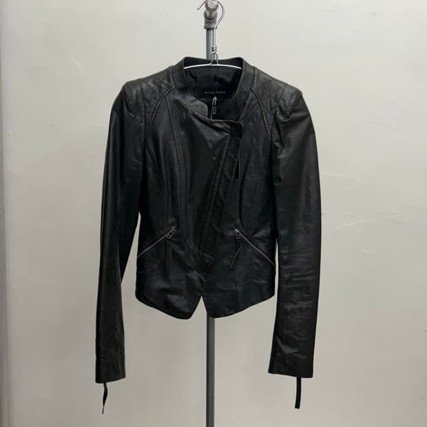 빈티지 가죽 자켓