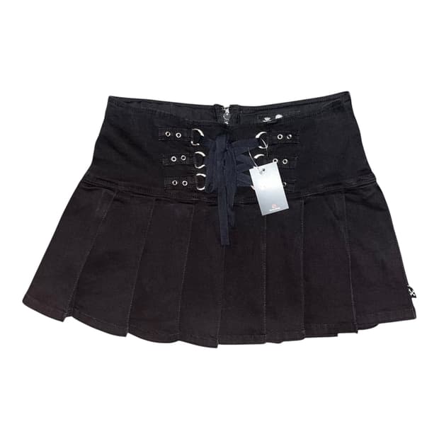 Royal Bones 로얄본즈 아일렛 스커트 펑크갸루y2k