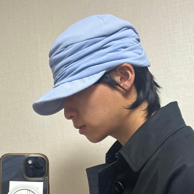 Ca4la 드레이프 와이어 니트 캡