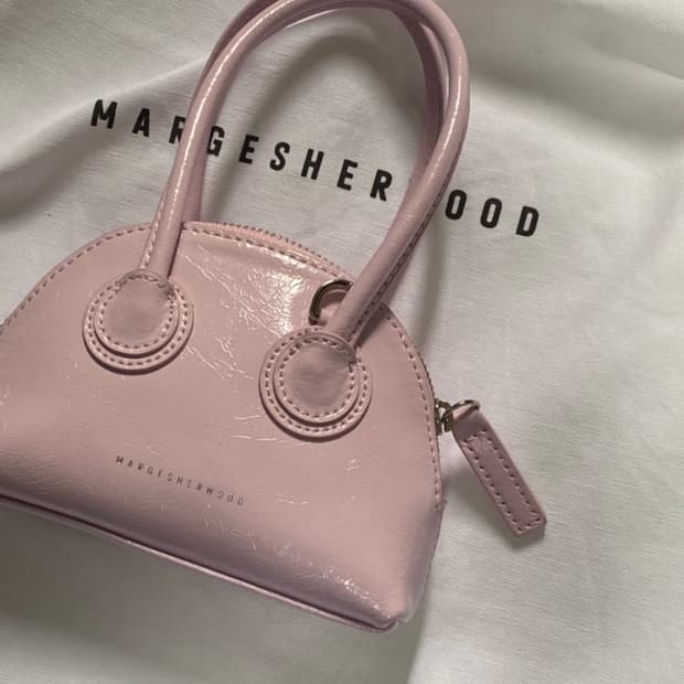 마지셔우드 베셋미니 핑크크링클 마이크로백