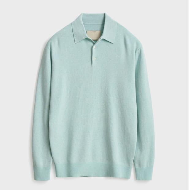 포터리 comfort polo knot Sax blue 2