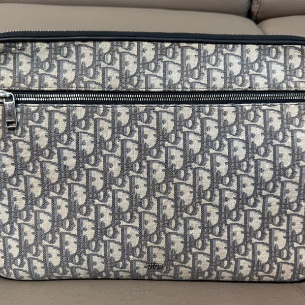 디올 오블리크 랩탑 노트북 케이스 파우치 클러치