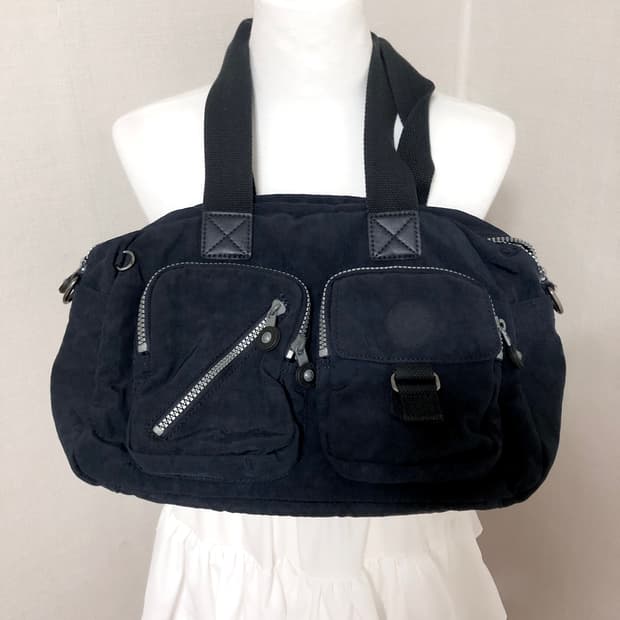 키플링 네이비 포켓 숄더백 