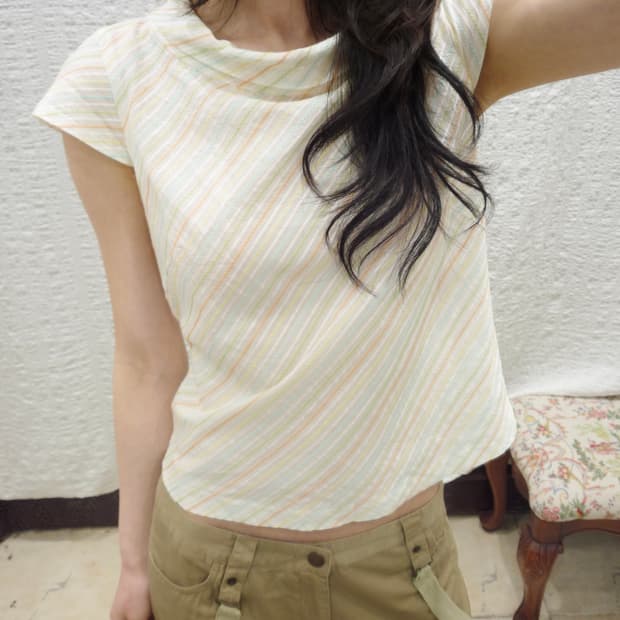 Citrus Breeze Accent Blouse