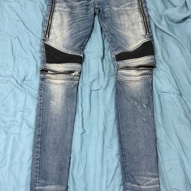 아미리  mx2 바이커 스키니진