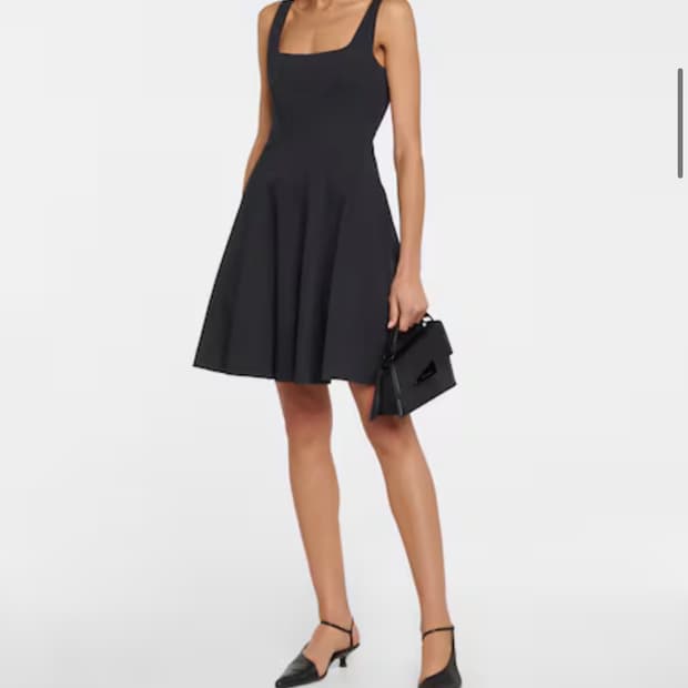 staud 스타우드 미니 웰스 드레스 블랙