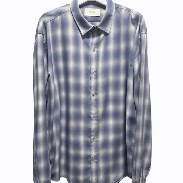 강정석 슬로워 체크 셔츠 L