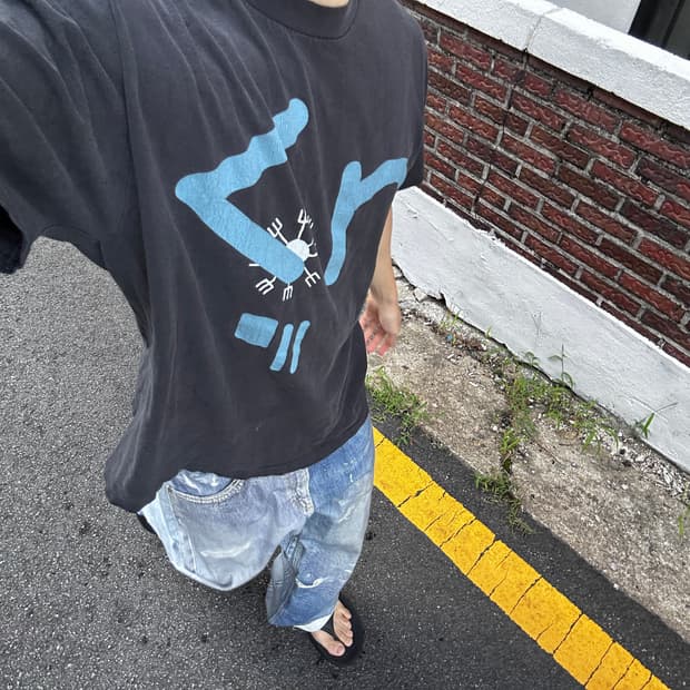 90s og 나인인치네일스 Dissonance Tour 밴드티
