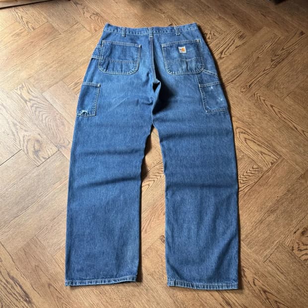 [34]칼하트FR USA 빈티지 워싱 싱글니 카펜터 워크 데님 팬츠