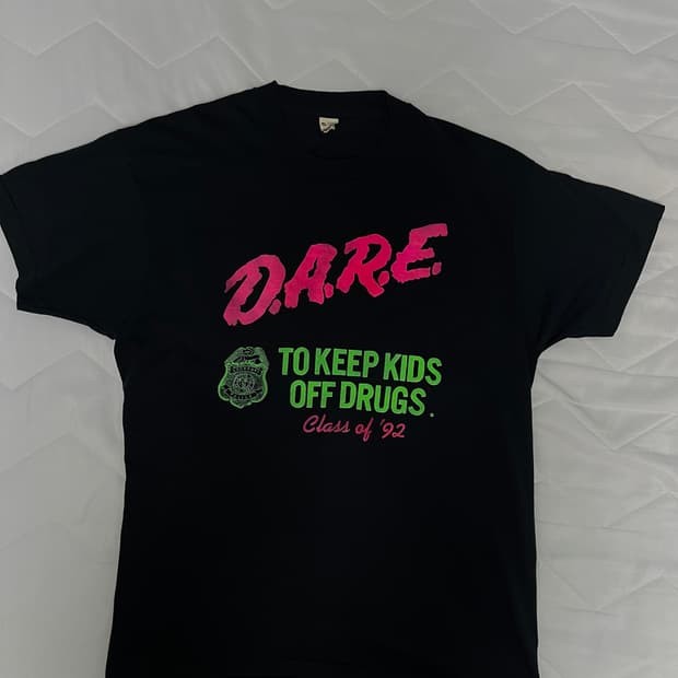 빈티지 90s dare 티셔츠 made in usa