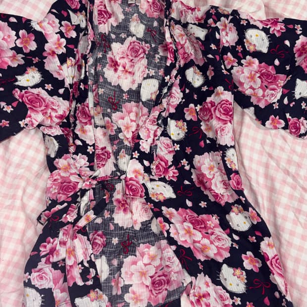 jpn 헬로키티 갸루 여름 파자마 빈티지 