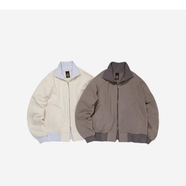 프리즘웍스 헤비 스웻 탱크 자켓 카키 브라운