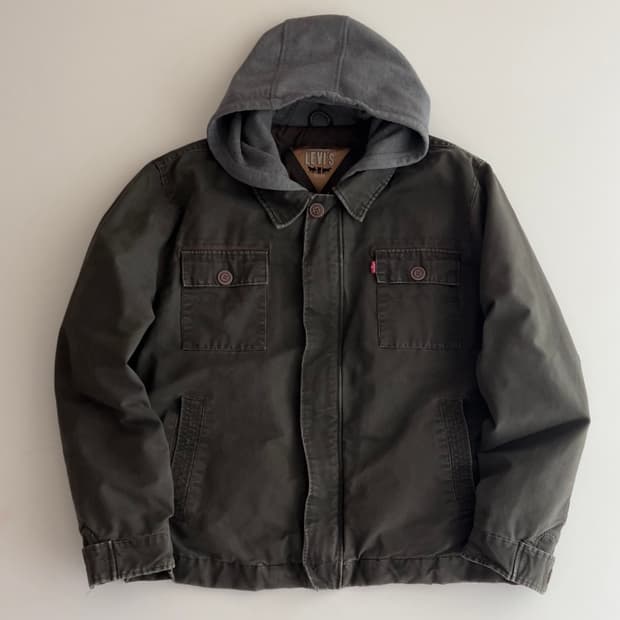 리바이스 후드 자켓 XXL