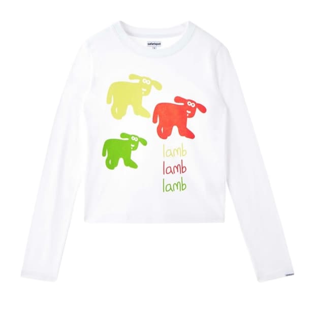 사파리스팟 우먼 1/2 램 롱슬리브 화이트 1