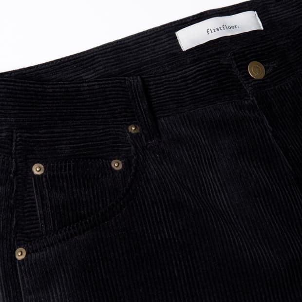 [46 레귤러] 퍼스트플로어 도슨팬츠 블랙