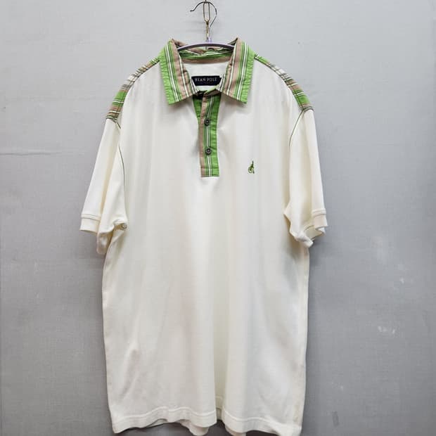 빈폴 배색 디테일 반팔카라 XL