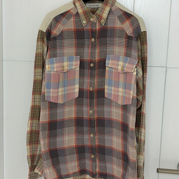 이자벨마랑 체크셔츠 44-66 정품 