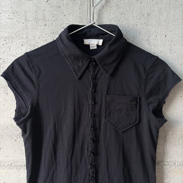 diesel button up t shirts