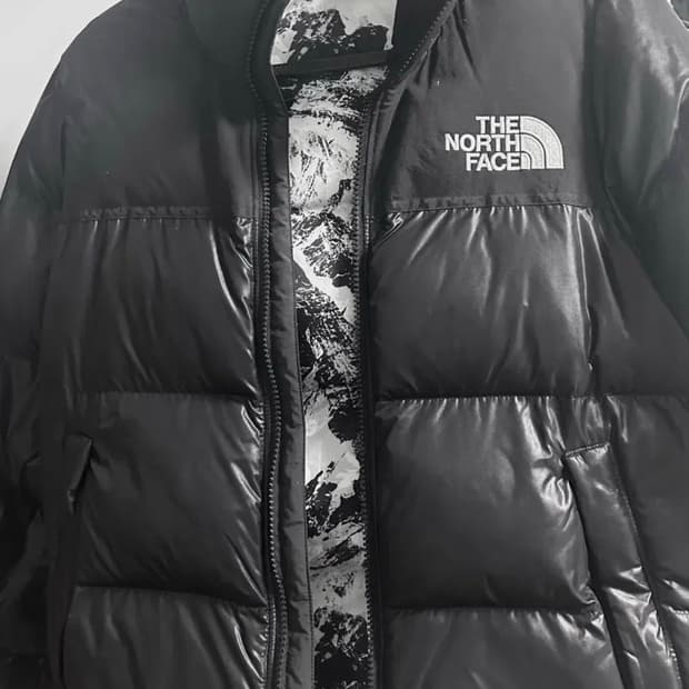 노스페이스 눕시 온볼 자켓 리얼 블랙 패딩