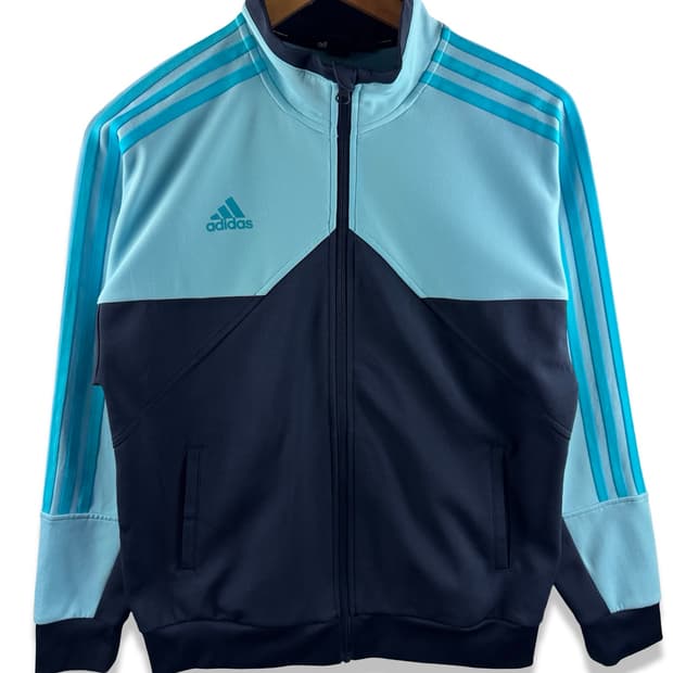 아디다스 네이비 하늘 트랙탑져지3054
