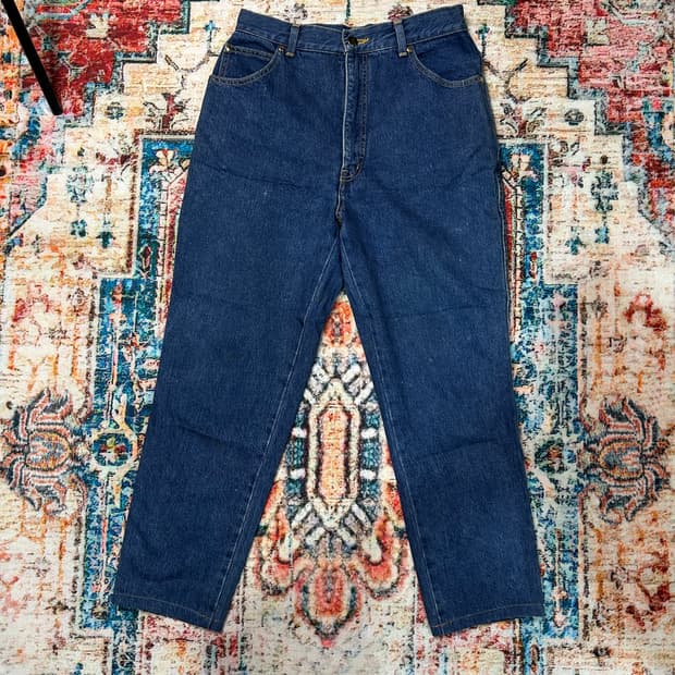[28] 90s 입생로랑 자수 데님팬츠