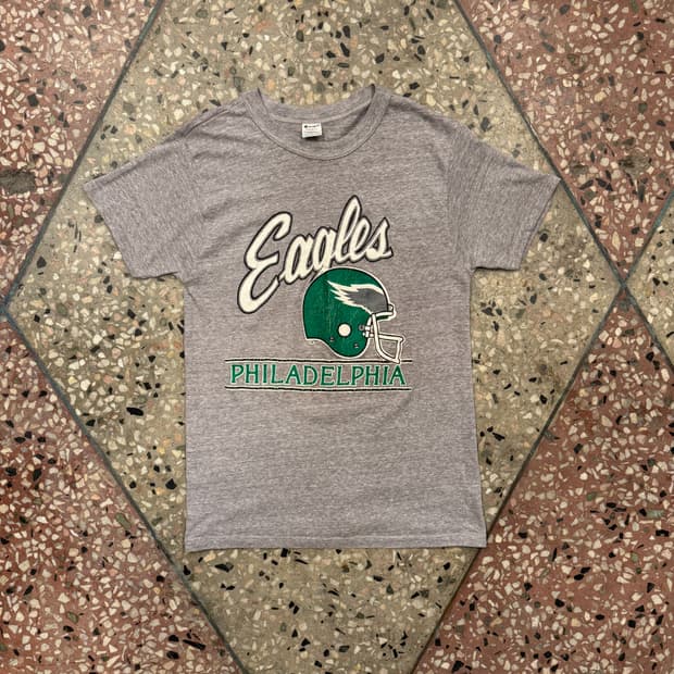 80s 챔피온 Philadelphia Eagles 티셔츠 (S)