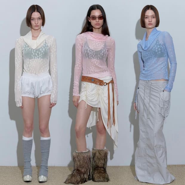 Sculptor top 스컬프터 시스루 탑 베이비블루