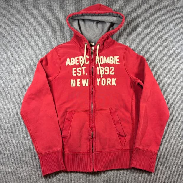 아베크롬비 앤 피치 빈티지 그래픽 풀집 후드