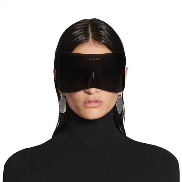 발렌시아가 마스크 선글라스