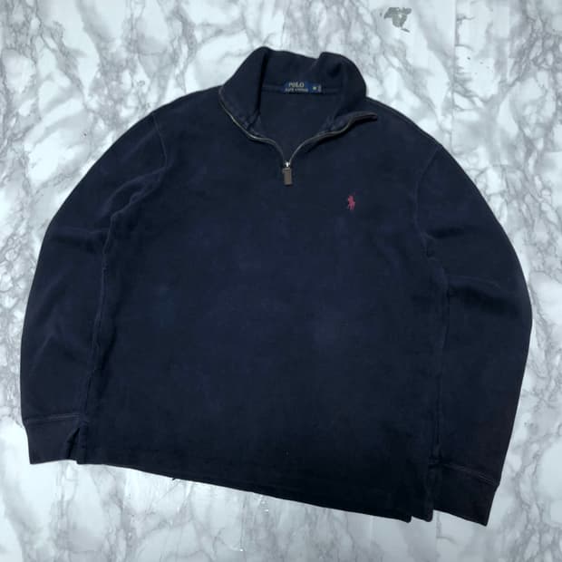 폴로 랄프로렌 반집업 니트 티셔츠