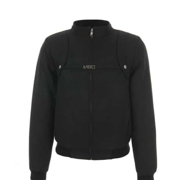 wsc아카이브 벨티드 봄버자켓 블랙 01