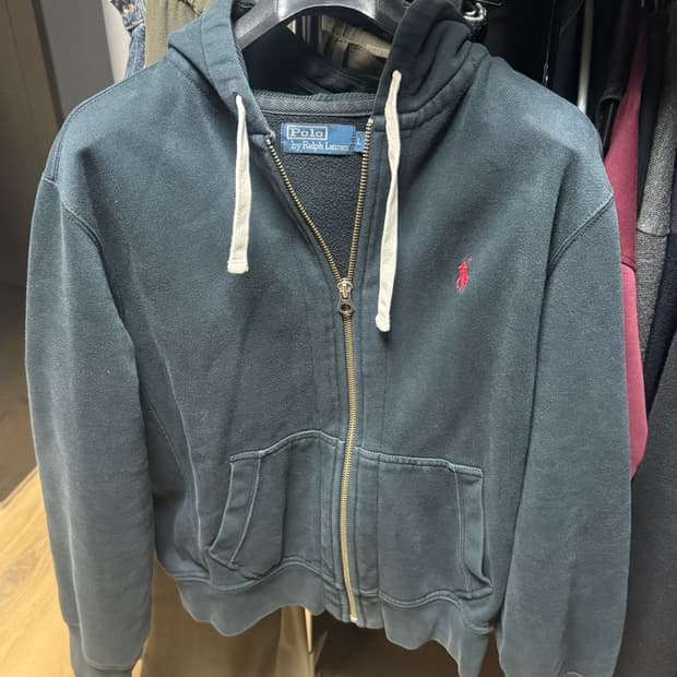 폴로 랄프로렌 후드집업 L 네이비