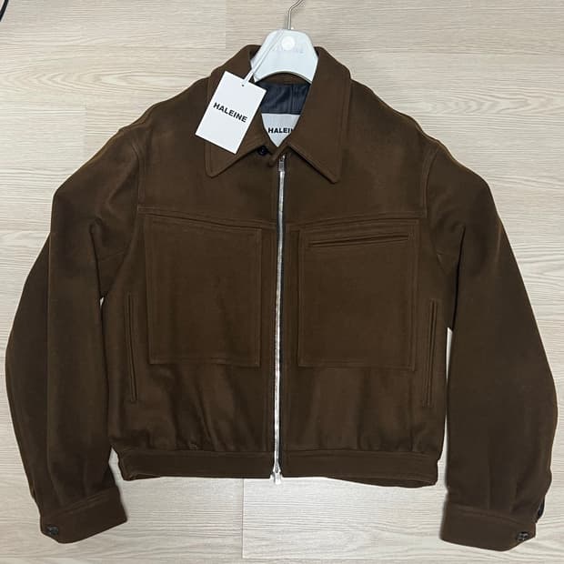 알렌느 3d 울자켓 브라운 1사이즈