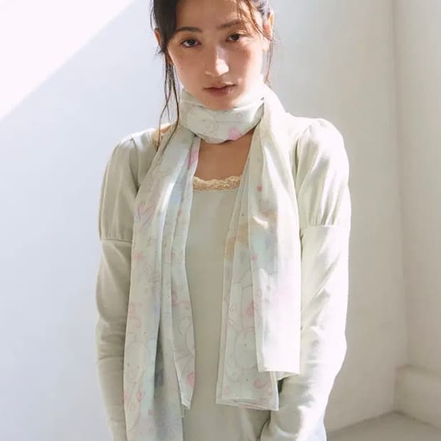 오피쉬 스카프 민트