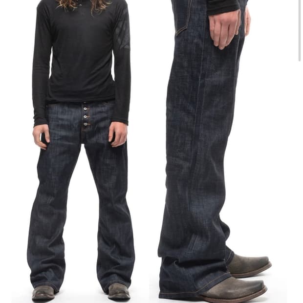 RAW DENIM JAPANESE BOOTCUT FIT BLUE L