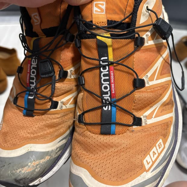 살로몬 XT-6 오렌지 285