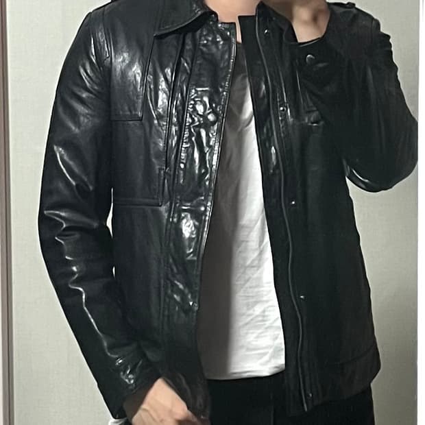지오송지오 양가죽 자켓