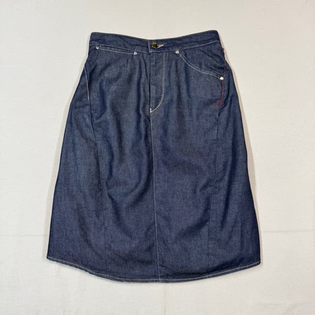 27inch) 리바이스 엔지니어드진스 청 데님 미디 스커트 치마