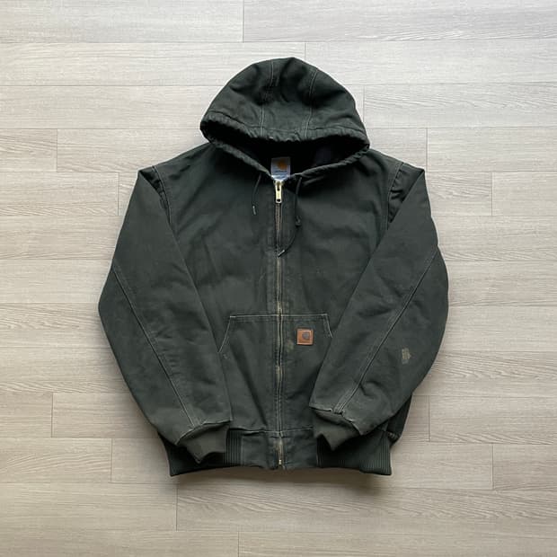 칼하트 j130 mos 모스 액티브 샌드스톤 빈티지 carhartt