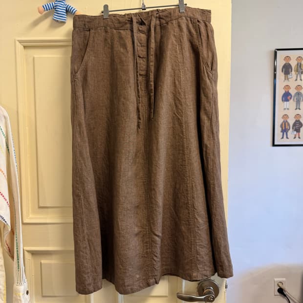 린넨 스커트