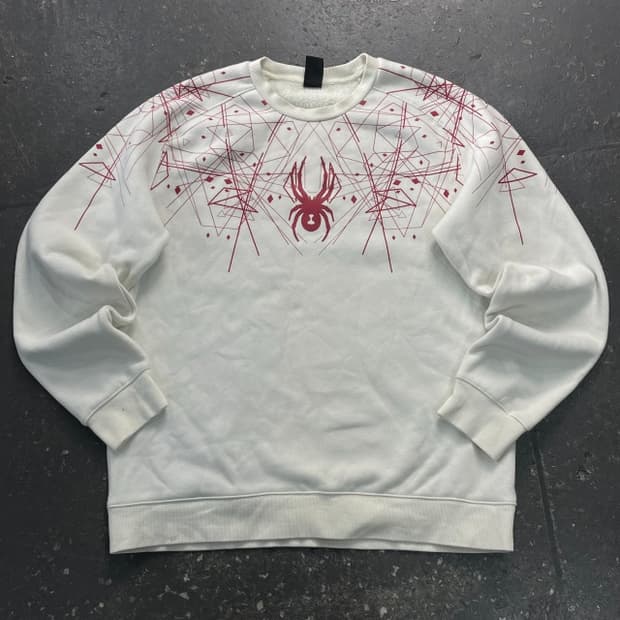 105 스파이더 기모 맨투맨