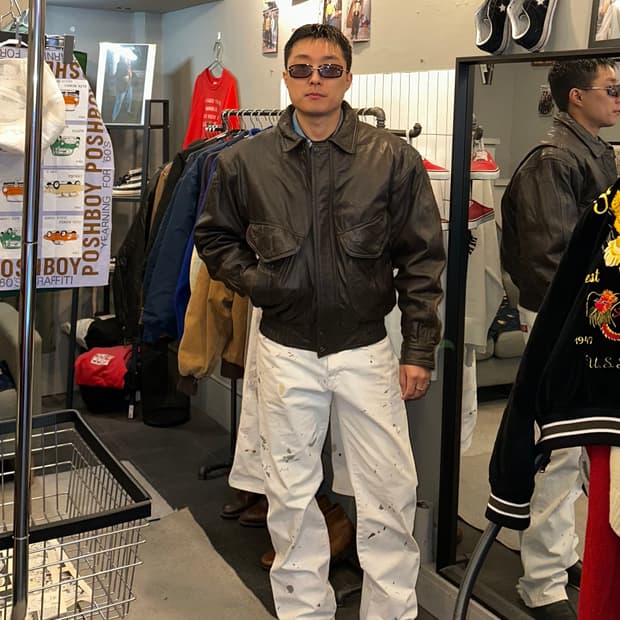 90’s Japanese real-leather aged A-2