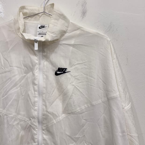 나이키 자수로고 이너메쉬 루즈핏 크롭 바람막이