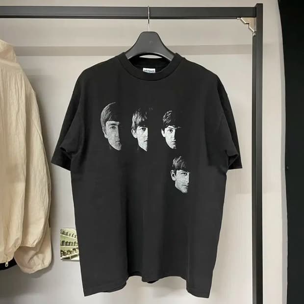 비틀즈 90s 밴드티